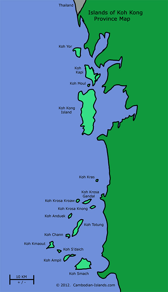 koh Kong Island Map